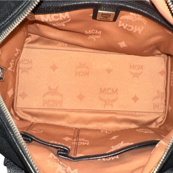 MCM Black Leather Satchel - Picture 10 of 10